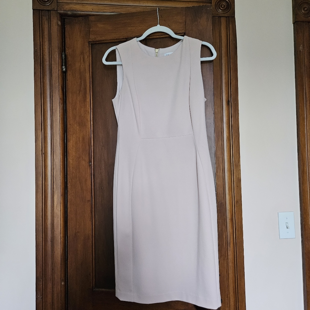 Calvin Klein baby pink dress